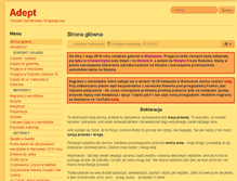 Tablet Screenshot of adept.org.pl