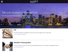 Tablet Screenshot of adept.com.au